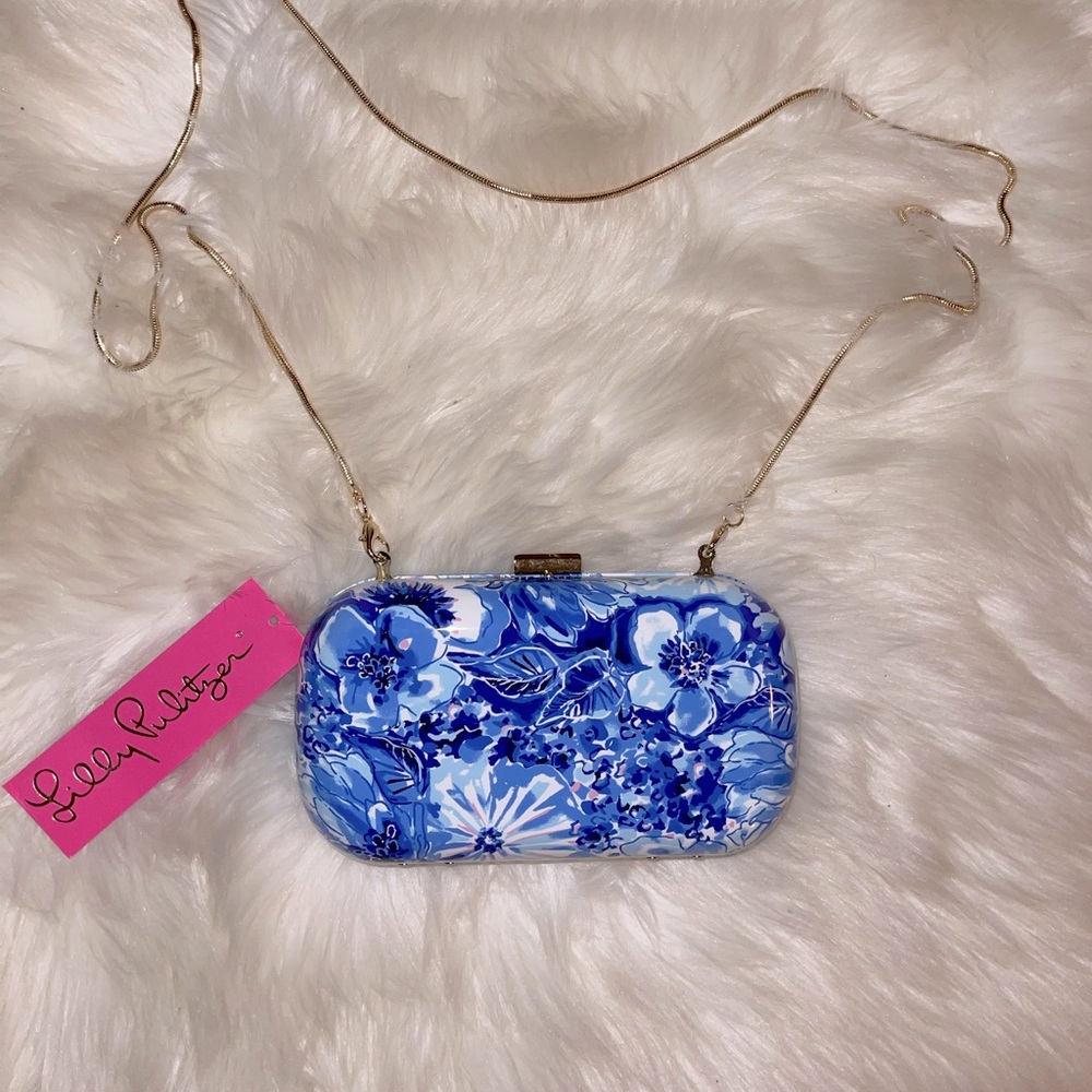 (SOLD)Lilly Pulitzer print clutch